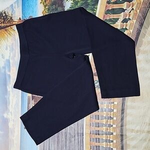 Misook Blue Pull on Pants Size Petite Large‎ PL